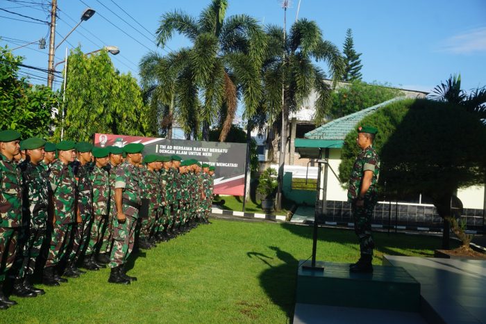 Kasdim 0736/Batang Pimpin Apel Kembali dan Pelepasan Cuti Lebaran Gelombang II