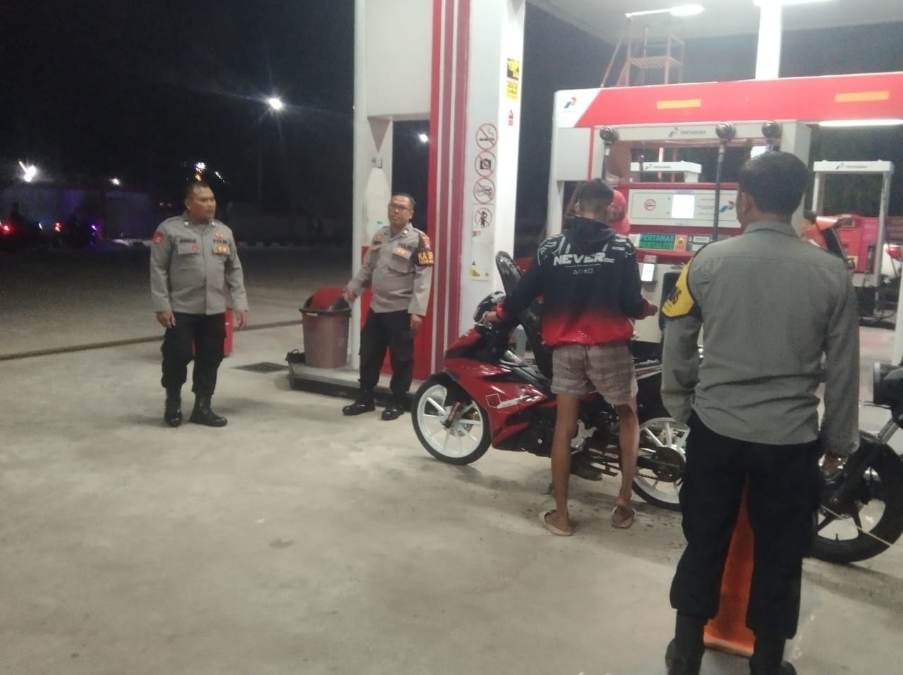 Polsek Bukit Batu Lakukan Patroli dari Banturung hingga Tangkiling