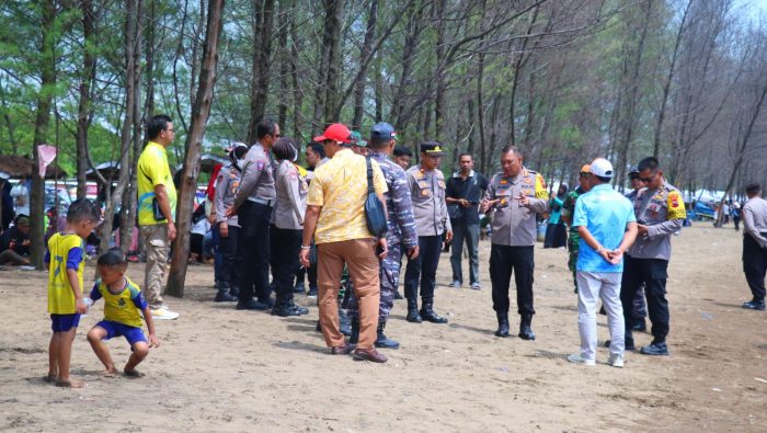 Pastikan Keamanan di Objek Wisata, Kapolres Pekalongan Kunjungi Wisata Air Pantai Wonokerto