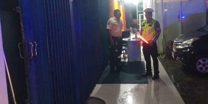 Jaga Keamanan di Kantor Perbankan, Satlantas Polresta Palangka Raya terus Gelar Patroli Dialogis