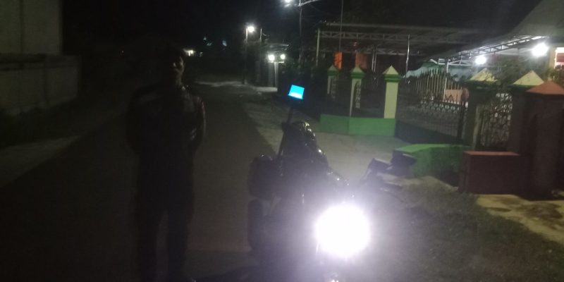 Blue Light Patrol Satsamapta Sisir Jalur Rawan Kamtibmas di Palangka Raya