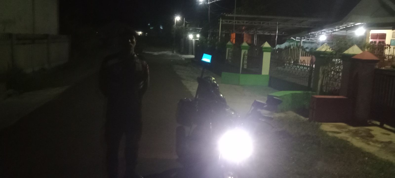 Blue Light Patrol Satsamapta Sisir Jalur Rawan Kamtibmas di Palangka Raya