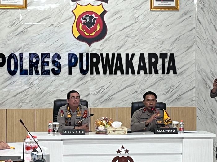 Polres Purwakarta Jadi Tuan Rumah Kegiatan Was Ops Ketupat Lodaya 2025 oleh Itwasda Polda Jabar