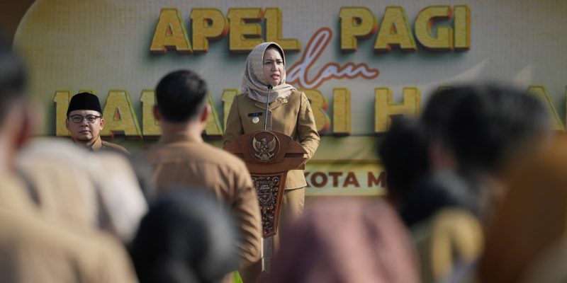 Pimpin Apel Hari Pertama Pasca Cuti Lebaran, Ning Ita Tegaskan Semangat Pengabdian dan Ketahanan Ekonomi