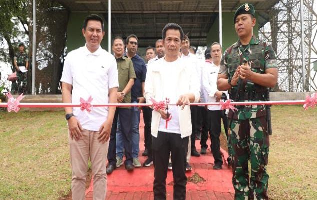 Bupati Purwakarta Resmikan Lapangan Tembak Pistol Yonarmed 9 Pasopati