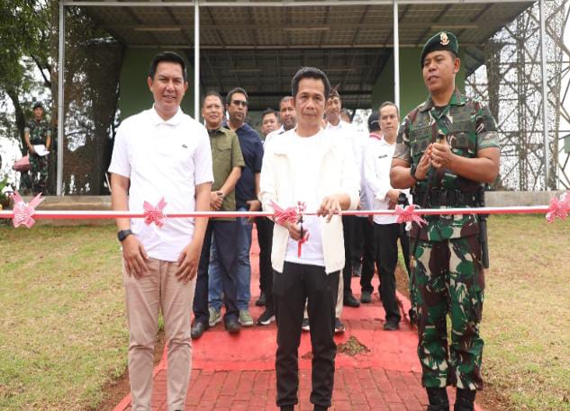 Bupati Purwakarta Resmikan Lapangan Tembak Pistol Yonarmed 9 Pasopati