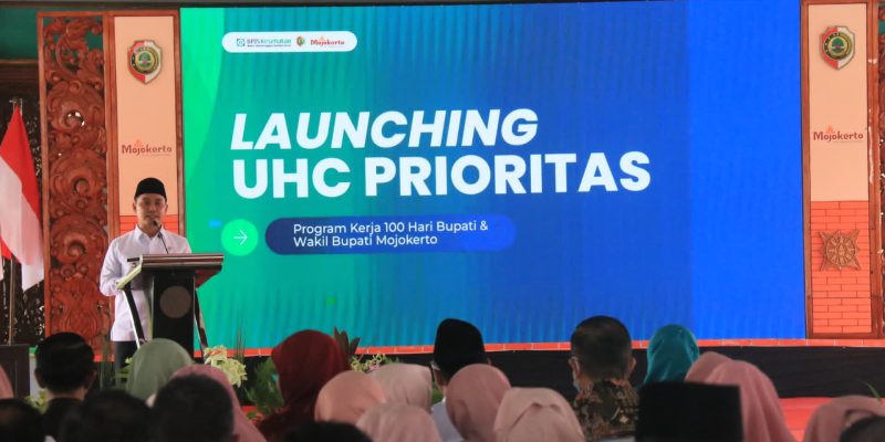 Pemkab Mojokerto Launching UHC Prioritas, Warga Kini Bisa Berobat Cukup Gunakan KTP