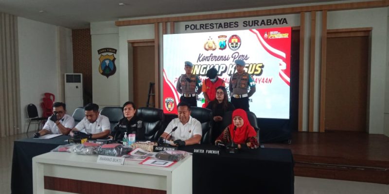 Polrestabes Surabaya Ungkap Kasus Pembunuhan Ayah Kandung Dengan Motif Sakit Hati