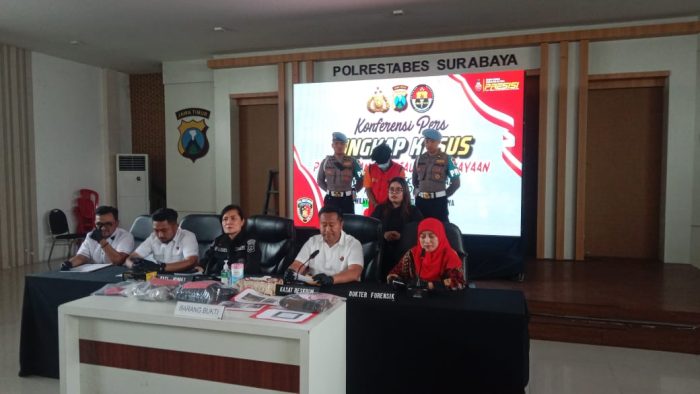 Polrestabes Surabaya Ungkap Kasus Pembunuhan Ayah Kandung Dengan Motif Sakit Hati