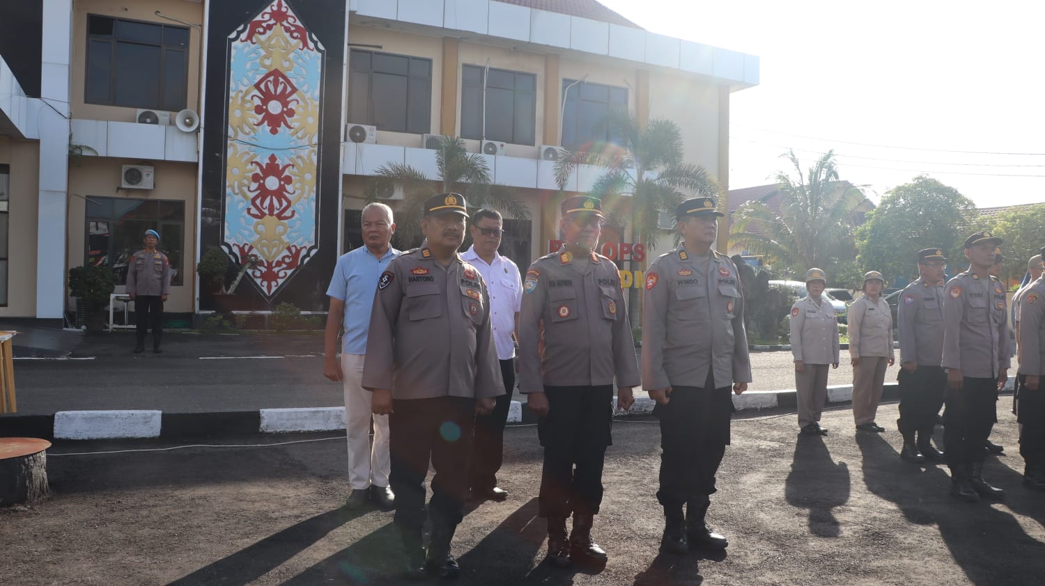 Saat Apel Pagi, Kasatsamapta Polresta Palangka Raya Imbau Personel Pedomani SOP dalam Jaga Yahanan
