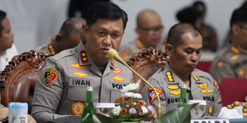 Rapat Dengar Pendapat Bersama Komisi III DPR RI, Ketua Komisi III DPR RI berikan Apresiasi Kinerja Polda Kalteng.