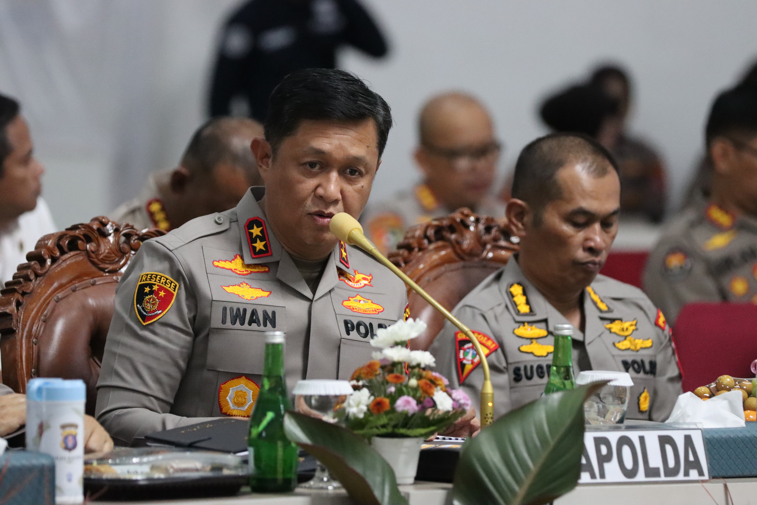 Rapat Dengar Pendapat Bersama Komisi III DPR RI, Ketua Komisi III DPR RI berikan Apresiasi Kinerja Polda Kalteng.