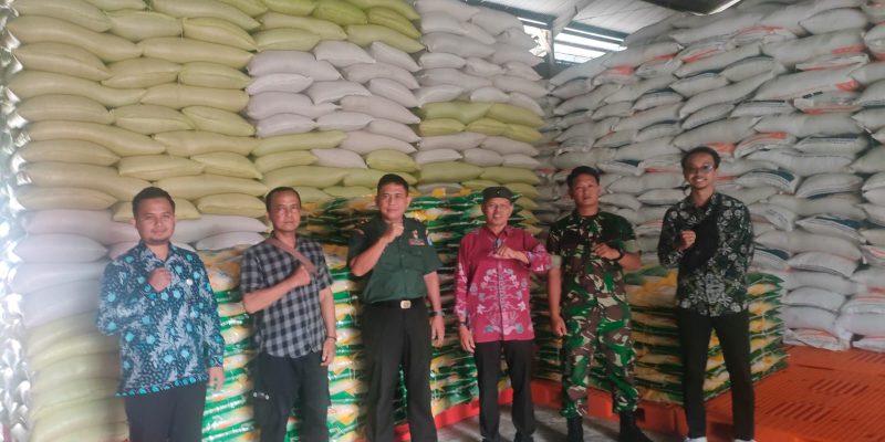 Dukung Jaga Ketahanan Pangan, Kodim 1016/Plk Berikan Pendampingan Serapan Beras