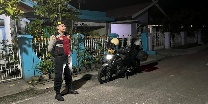 Personel Satsamapta Polresta Palangka Raya Laksanakan Patroli Kamtibmas dengan Rute Strategis