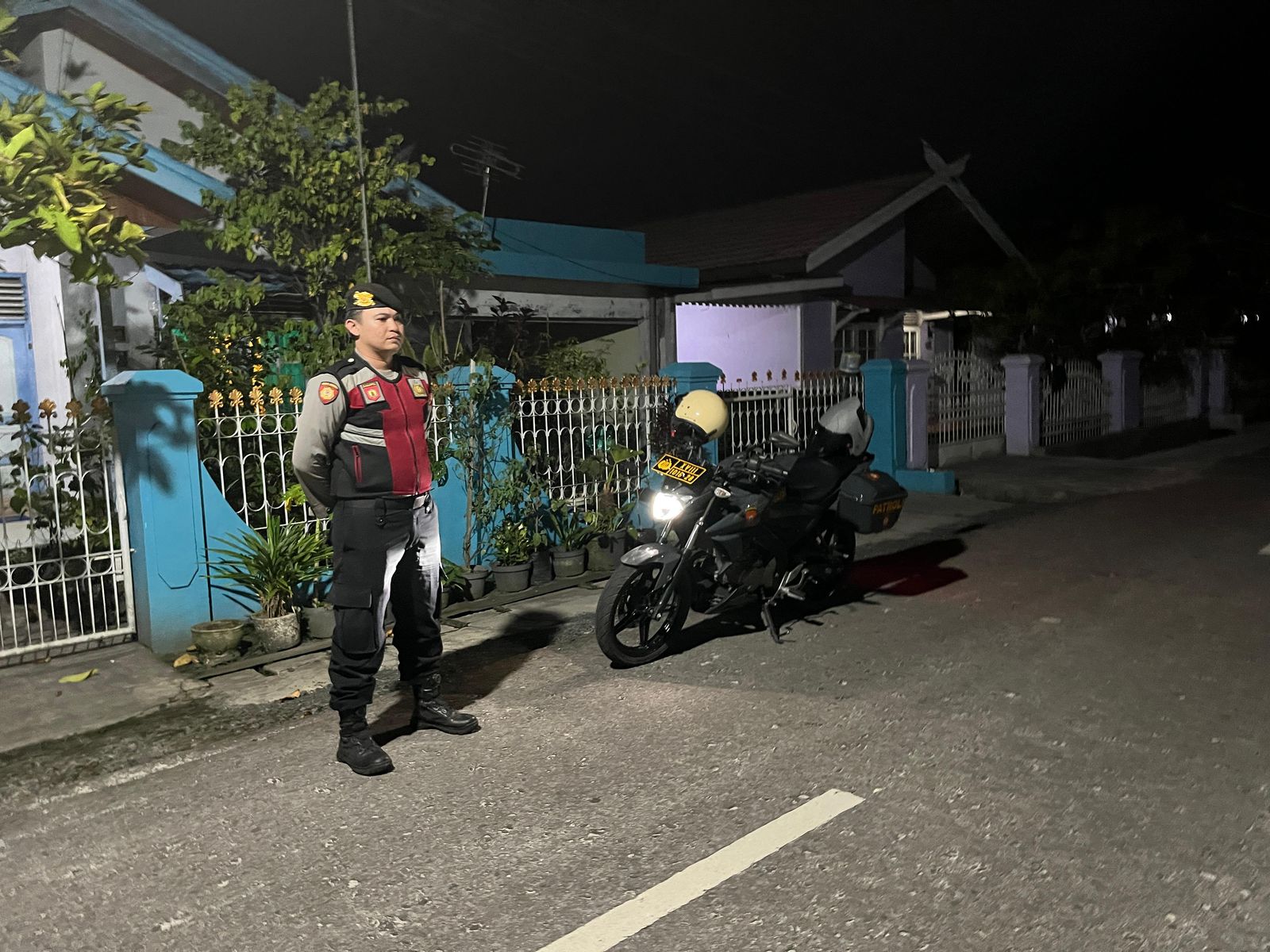 Personel Satsamapta Polresta Palangka Raya Laksanakan Patroli Kamtibmas dengan Rute Strategis