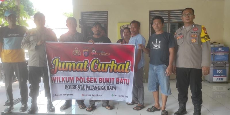 Jumat Curhat Polsek Bukit Batu, Warga Sampaikan Aspirasi dan Harapan Terkait Kamtibmas