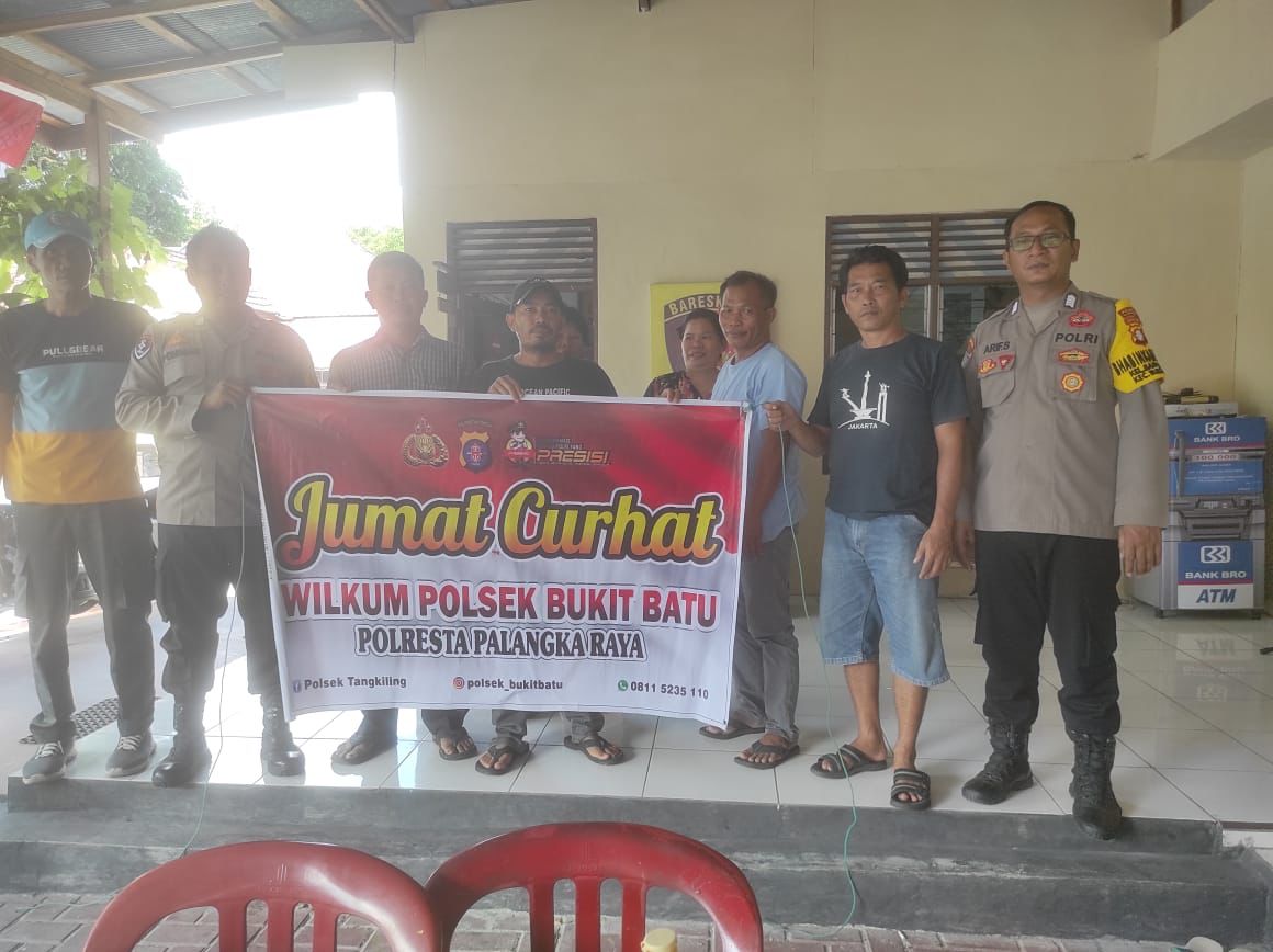Jumat Curhat Polsek Bukit Batu, Warga Sampaikan Aspirasi dan Harapan Terkait Kamtibmas
