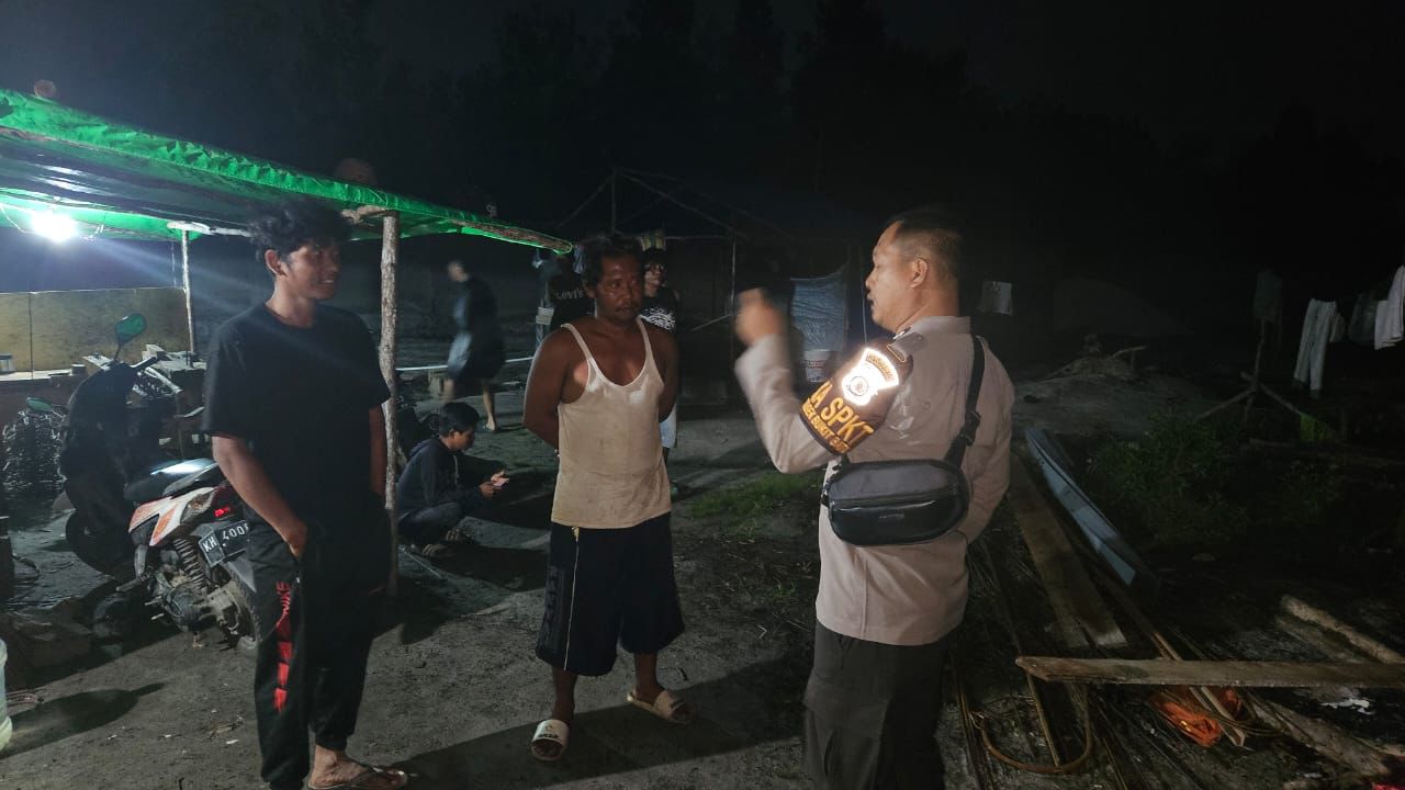 Respon Cepat Polsek Bukit Batu Mediasi Perselisihan Antar Pekerja Proyek di Tangkiling