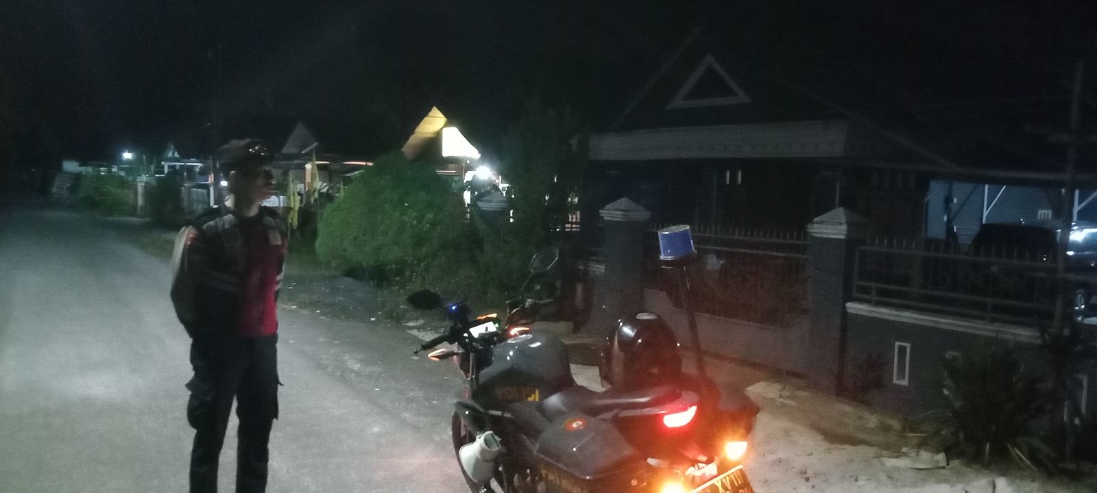 Anggota Satsamapta Polresta Palangka Raya Gelar Patroli  Kamtibmas ke Sejumlah Jalan 