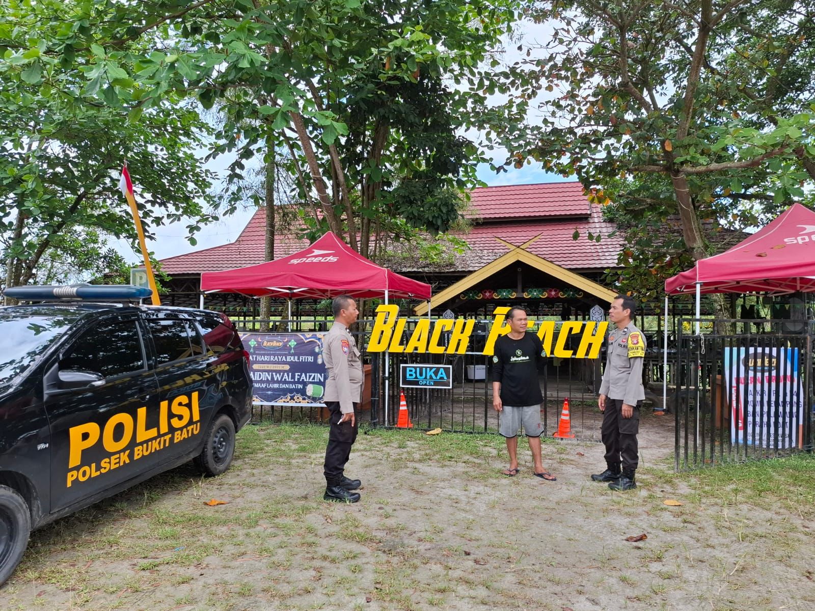 Polsek Bukit Batu Gencarkan Patroli di Objek Wisata Taman Gaul KM 21