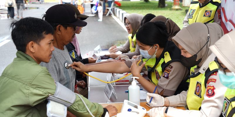 Rumkit Bhayangkara Adakan Pemeriksaan Kesehatan Gratis Di CFD