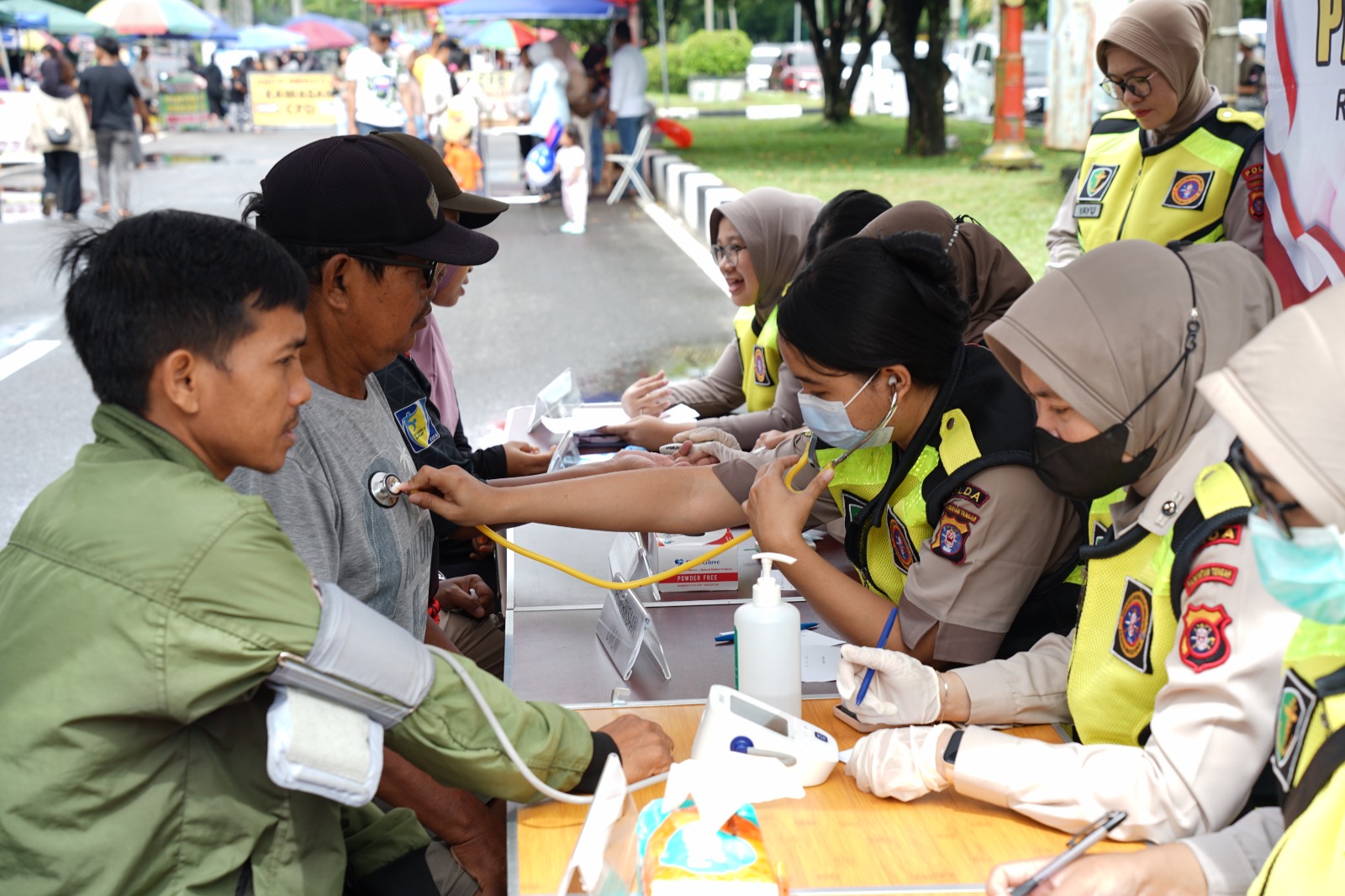 Rumkit Bhayangkara Adakan Pemeriksaan Kesehatan Gratis Di CFD
