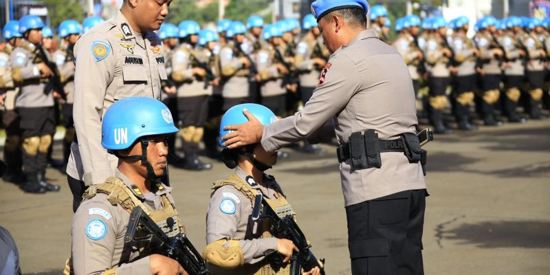Polri Kembali Kirim Pasukan untuk Misi Perdamaian PBB, Latpragas Satgas FPU 7 MINUSCA Resmi Dimulai