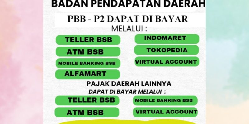 BAPENDA Kab. OKU Memperluas Kanal Pembayaran Secara Digital, Ayoo Bayar Pajak Tepat Waktu