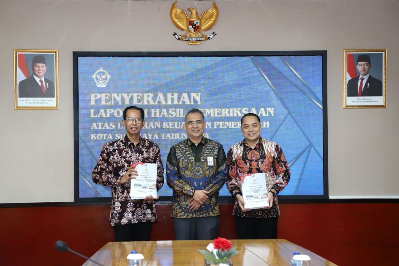 Pemkot Surabaya Raih Opini WTP ke-13 Berturut-turut dari BPK