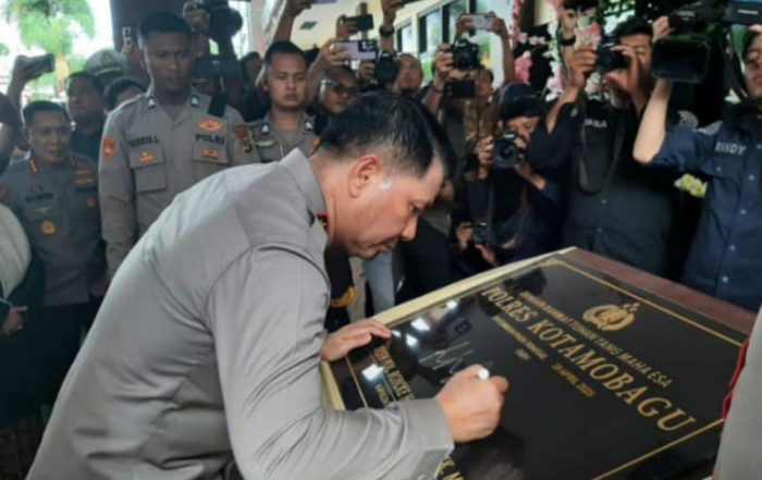 Kapolda Sulut Irjen Pol Rocky Harry Langi Resmikan Gedung Baru Polres Kotamobagu