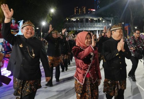 Sendratasik Mpu Nala dalam Night Culture Parade Apeksi, Ning Ita: Angkat Kejayaan Maritim Majapahit