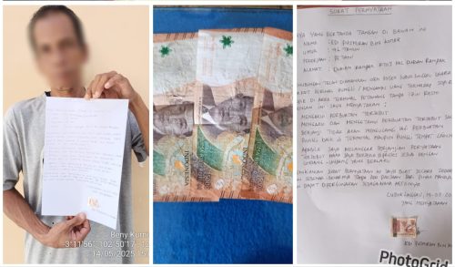 Satu Pelaku Pungli di Amankan Satreskrim Polsek Lubuklinggau Utara Polres Lubuklinggau Dalam Operasi Sikat Musi I 2025