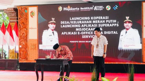 Bangun Kemandirian Desa, Bupati Albarra Launching 120 Koperasi Merah Putih dan Dua Aplikasi Digital
