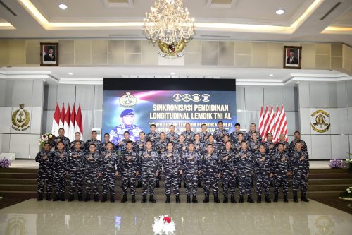 Dibuka KASAL, Komandan Puspenerbal Hadiri Sinkronisasi Longitudinal Lemdik TNl AL