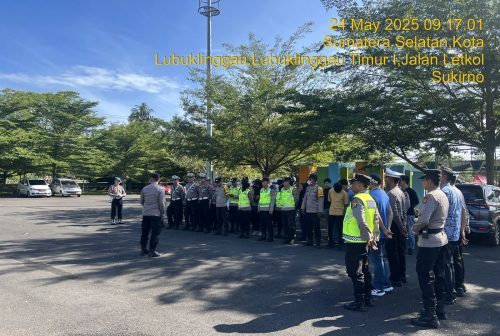 Polres Lubuklinggau Terjunkan Personel Satu Kompi Pastikan Keamanan Dalam Acara Dangdut Fest 2025 di Lapanan (TOS)