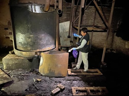 Pabrik Triplek PT. Kayu Alam Lestari di Pekalongan Terbakar 