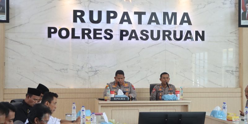 Polres Pasuruan Tegaskan Komitmen Jaga Kamtibmas Lewat Silaturahmi Bersama Perguruan Silat se-Jatim