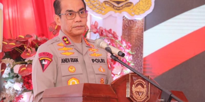 Penyambutan Kunjungan Kerja Kapolda Sumsel ke Polres Pagar Alam