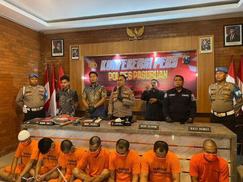 Polres Pasuruan Ungkap 27 Kasus Premanisme dalam Operasi Pekat II Semeru 2025