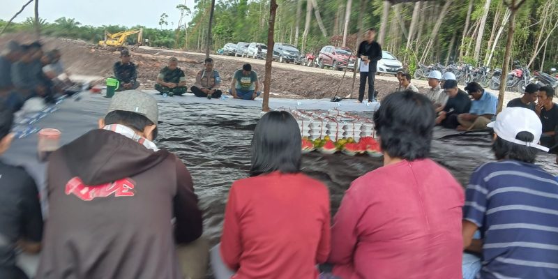 Syukuran Pembangunan PKS PT. MAPA, Kapolsek Rakumpit Tekankan Komitmen Sinergitas dengan Dunia Usaha