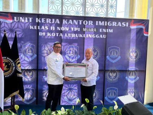 Komisi XIII DPR RI Reses ke UKK Imigrasi Lubuk Linggau