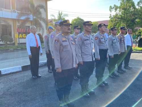 Polresta Palangka Raya Gelar Apel Pagi, Kabag SDM Tekankan Kesiapan Rangkaian Hari Bhayangkara dan Ketahanan Pangan