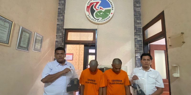 Ungkap Kasus Peredaran Sabu, Polres Pasuruan Amankan Dua Pengedar