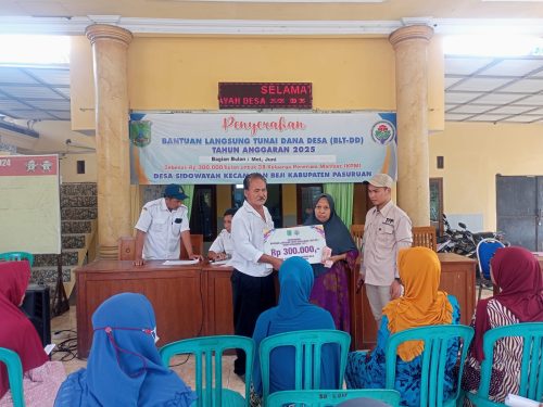 Penyerahan Bantuan Langsung Tunai (BLT DD) Sidowayah Kec. Beji Tahun Anggaran 2025