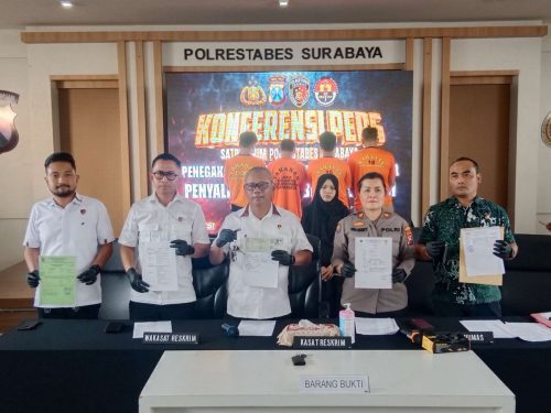 Polrestabes Surabaya Ungkap Mafia Solar Subsidi di Surabaya