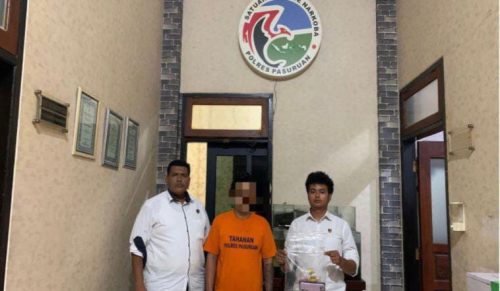 Polres Pasuruan Berhasil Ringkus Pengedar Sabu di Gempol, 16 Paket Sabu Diamankan