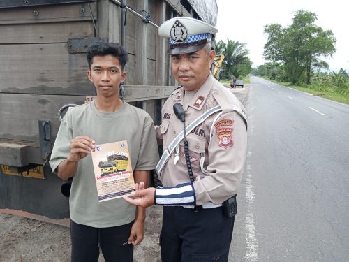Satlantas Polresta Palangka Raya Gencarkan Edukasi Tertib Lalu Lintas di Jalan G. Obos