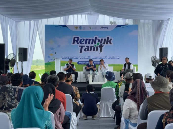 Rembuk Tani Bersama Wakil Menteri BUMN, Mas Wabup: Kabupaten Mojokerto Siap Dukung Swasembada Pangan RI