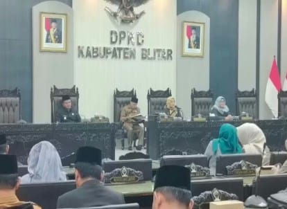 DPRD Kabupaten Blitar Gelar Rapat Paripurna Penyampaian Pandangan Umum Fraksi-Fraksi Terhadap RPJMD 2025–2029