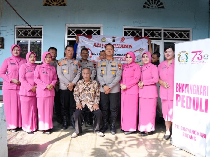 Kapolres Batang Pimpin Anjangsana ke Purnawirawan dan Keluarga Besar Polri